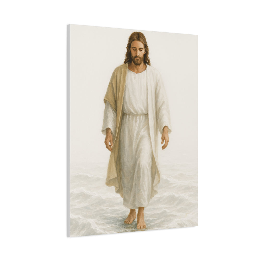 Canvas Print - Jesus Walking on Water, Neutral Tone