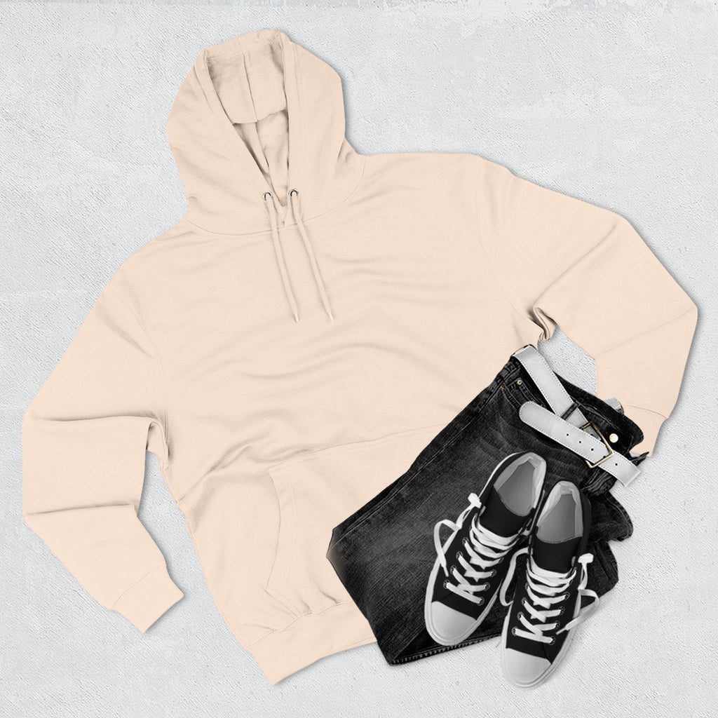 Her Holy Light Hoodie – Jesus Christ on the Cross Back Print in Pastel Pink & Gold (Available in Multiple Colours)