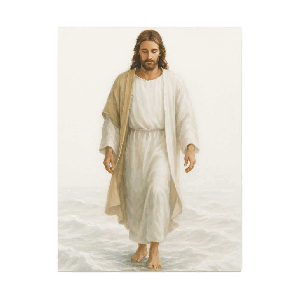 Canvas Print - Jesus Walking on Water, Neutral Tone