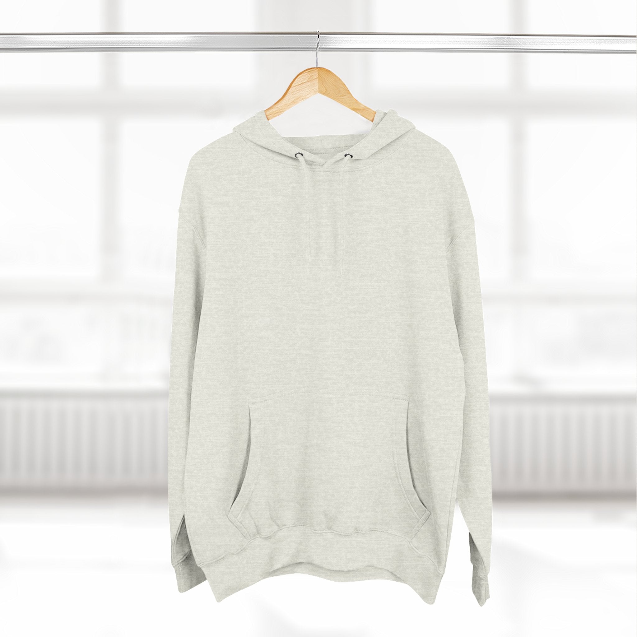 Her Holy Light Hoodie – Jesus Christ on the Cross Back Print in Pastel Pink & Gold (Available in Multiple Colours)