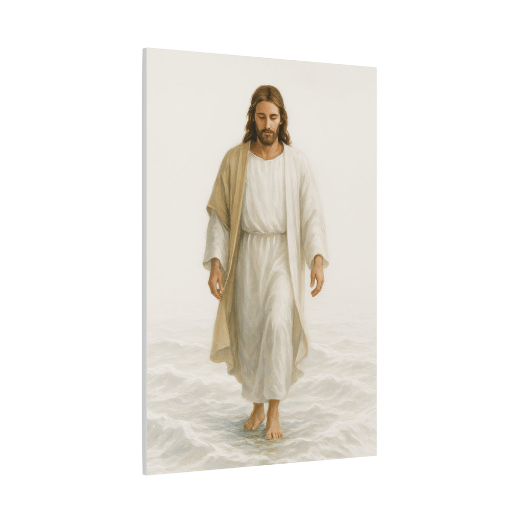 Canvas Print - Jesus Walking on Water, Neutral Tone