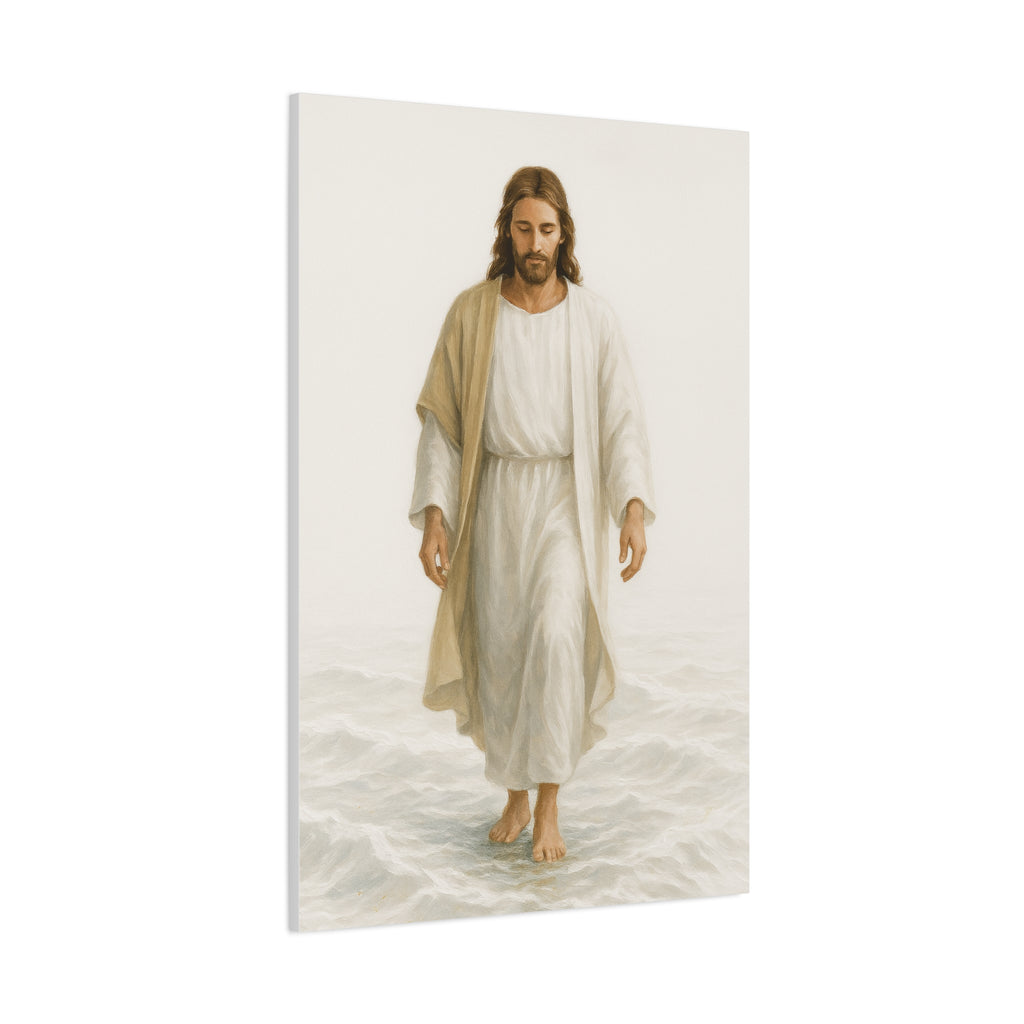 Canvas Print - Jesus Walking on Water, Neutral Tone